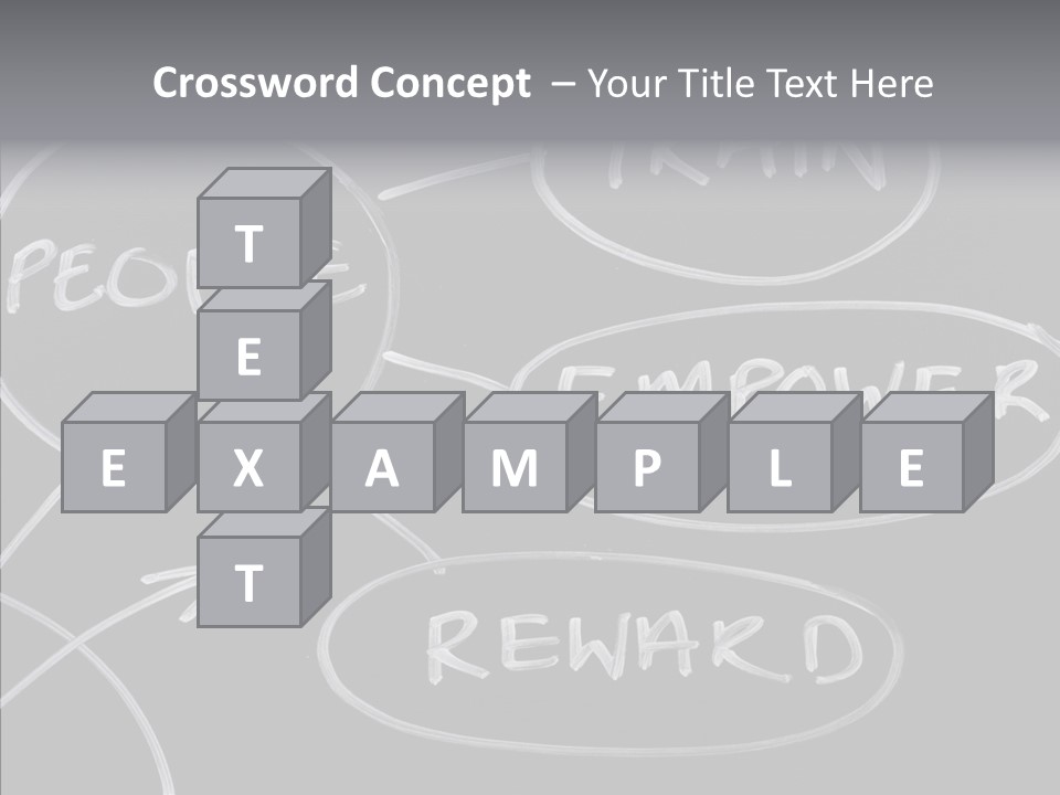 Female Aging Closeup PowerPoint Template