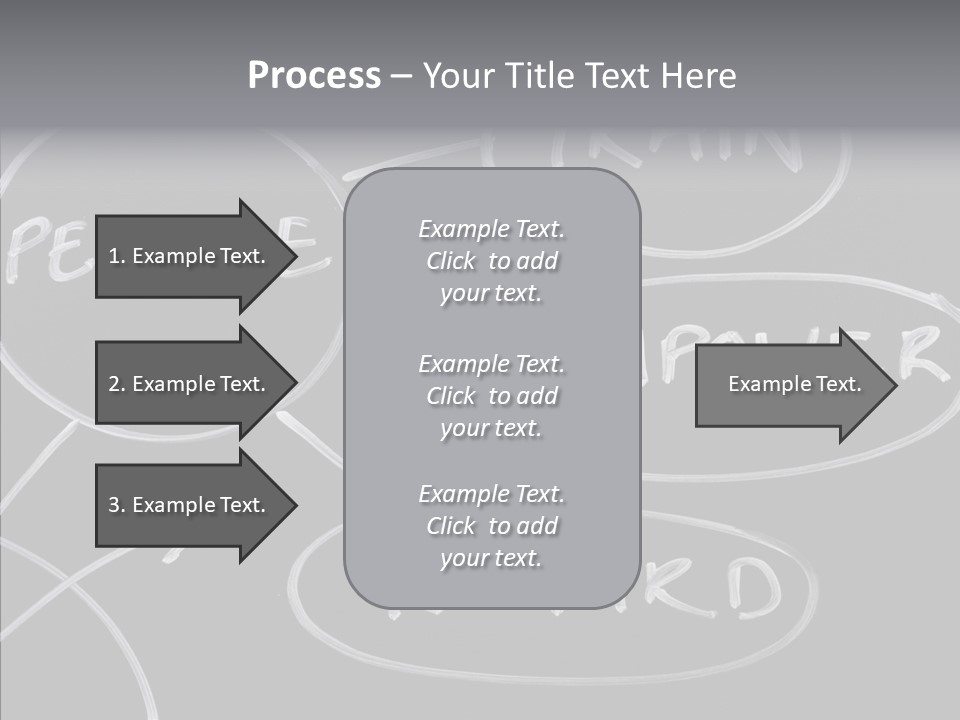 Female Aging Closeup PowerPoint Template