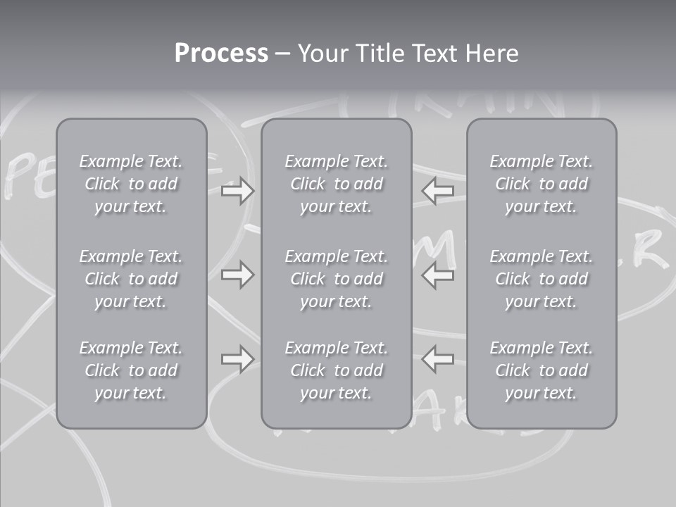 Female Aging Closeup PowerPoint Template