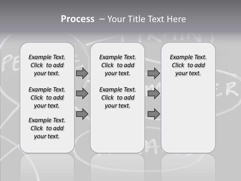 Female Aging Closeup PowerPoint Template
