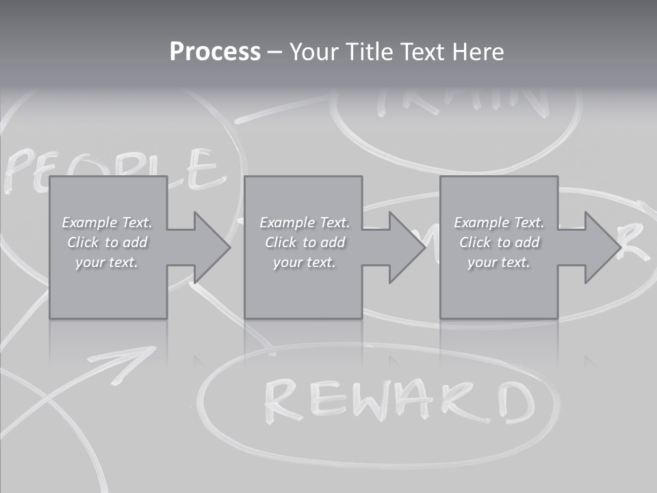 Female Aging Closeup PowerPoint Template