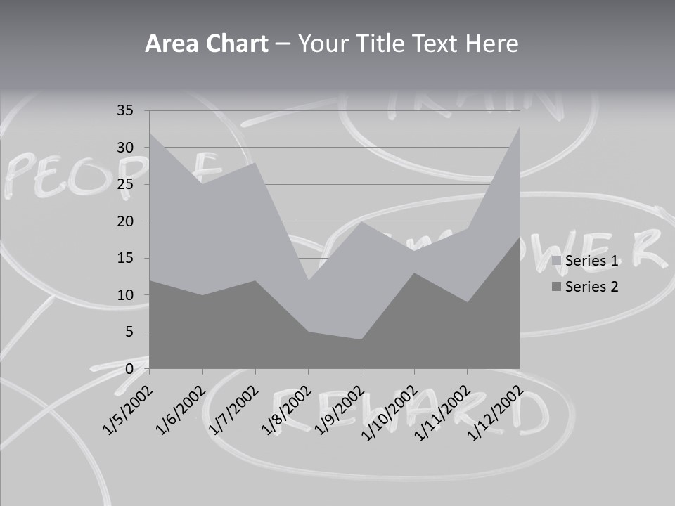 Female Aging Closeup PowerPoint Template