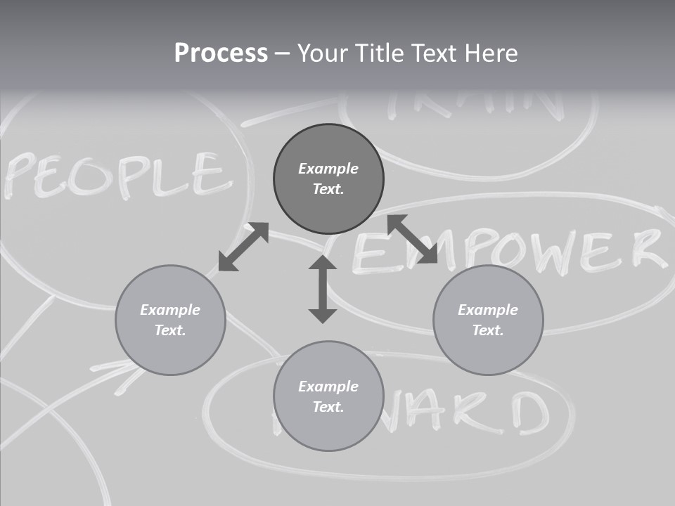 Female Aging Closeup PowerPoint Template