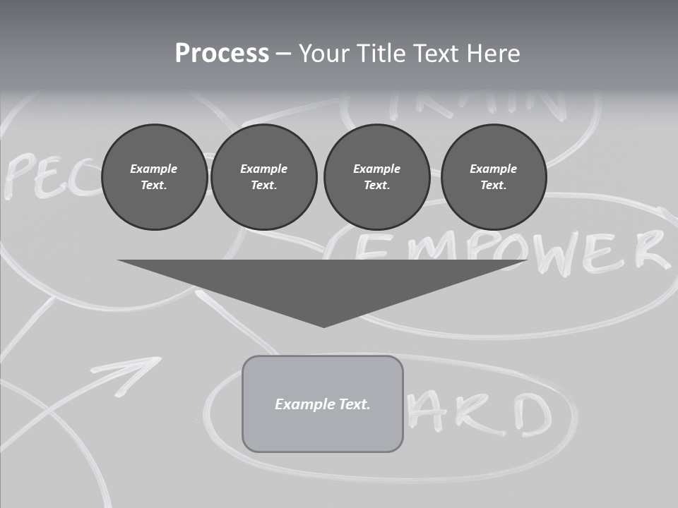Female Aging Closeup PowerPoint Template