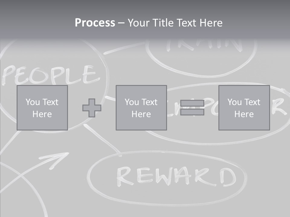Female Aging Closeup PowerPoint Template