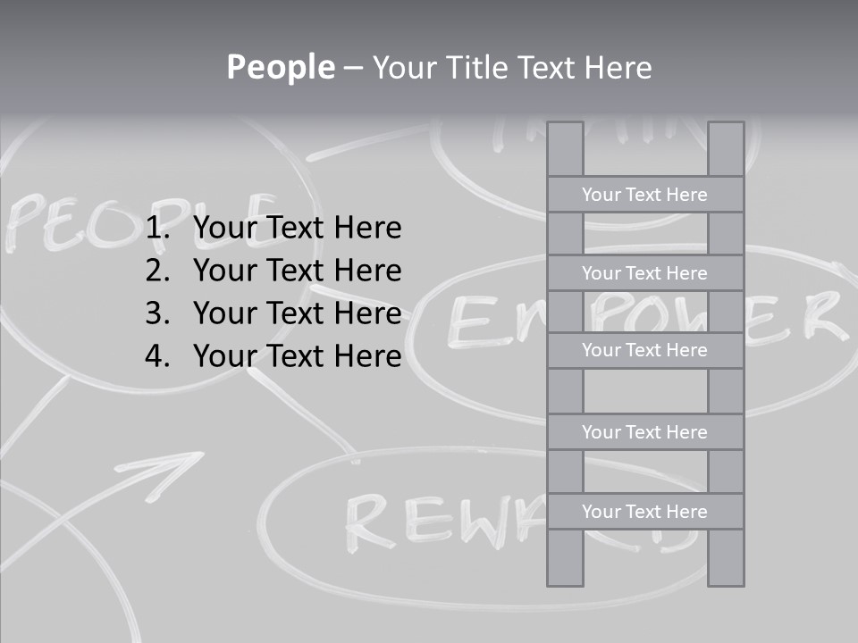 Female Aging Closeup PowerPoint Template
