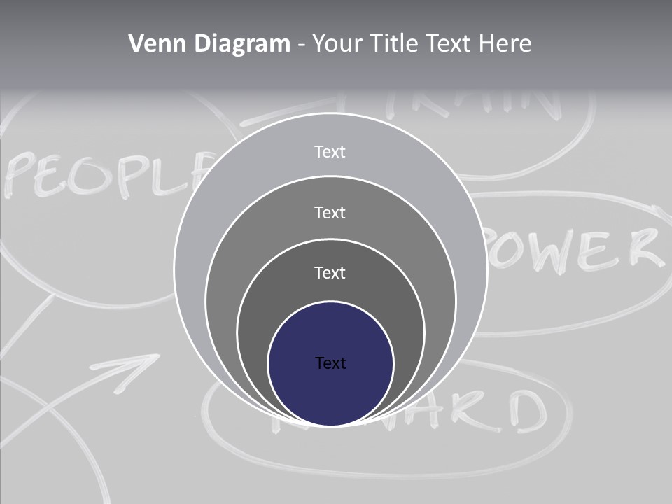 Female Aging Closeup PowerPoint Template