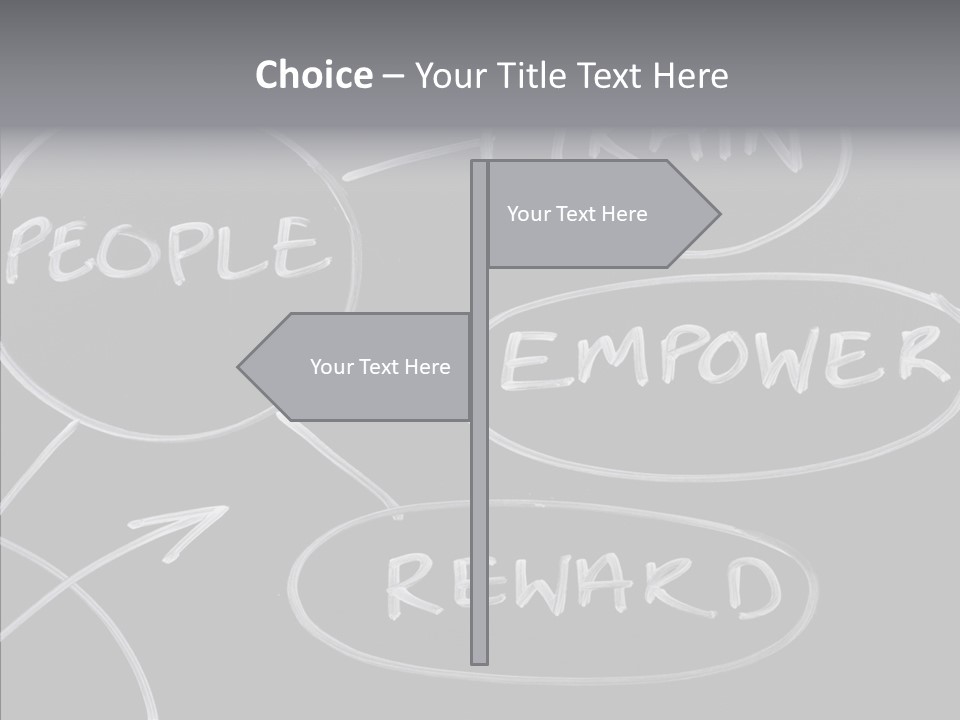Female Aging Closeup PowerPoint Template