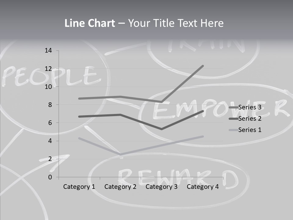 Female Aging Closeup PowerPoint Template