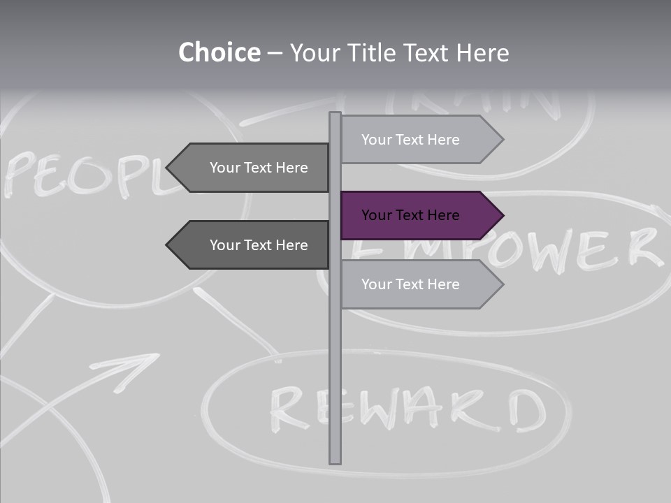Female Aging Closeup PowerPoint Template