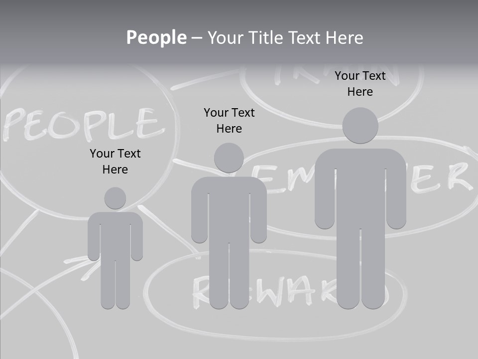 Female Aging Closeup PowerPoint Template