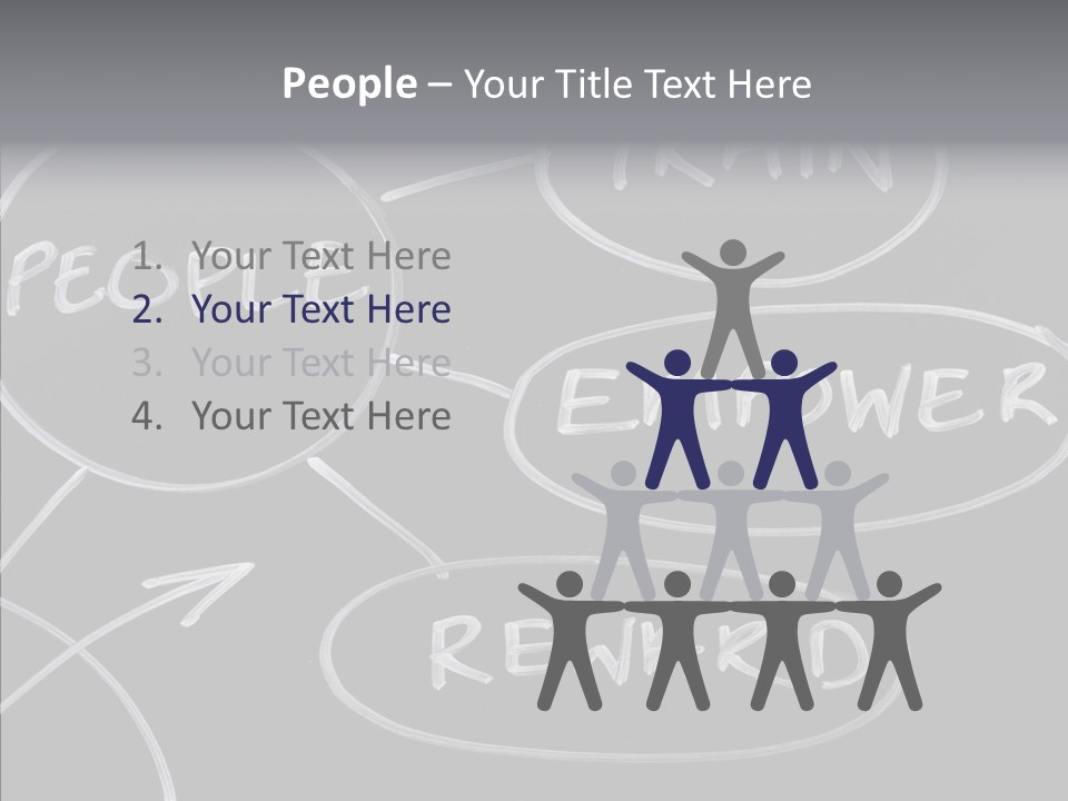 Female Aging Closeup PowerPoint Template