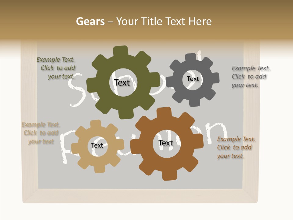 White Caregiver Background PowerPoint Template