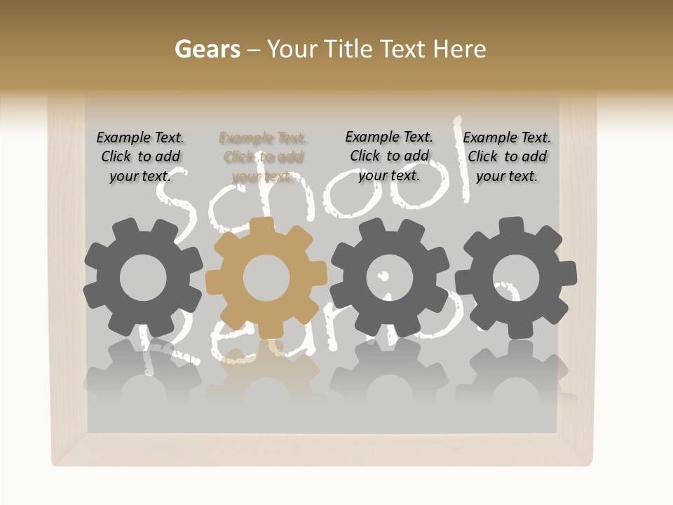 White Caregiver Background PowerPoint Template