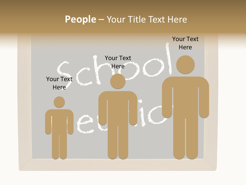 White Caregiver Background PowerPoint Template