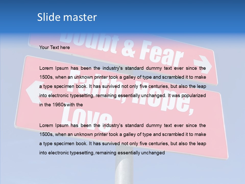 Female Senior Two PowerPoint Template