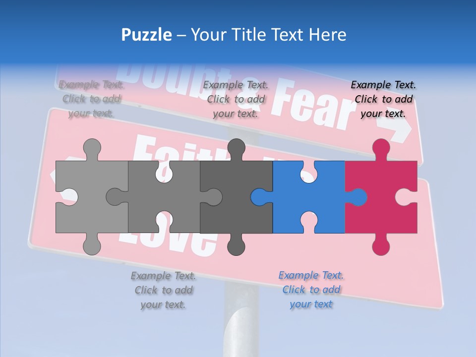 Female Senior Two PowerPoint Template