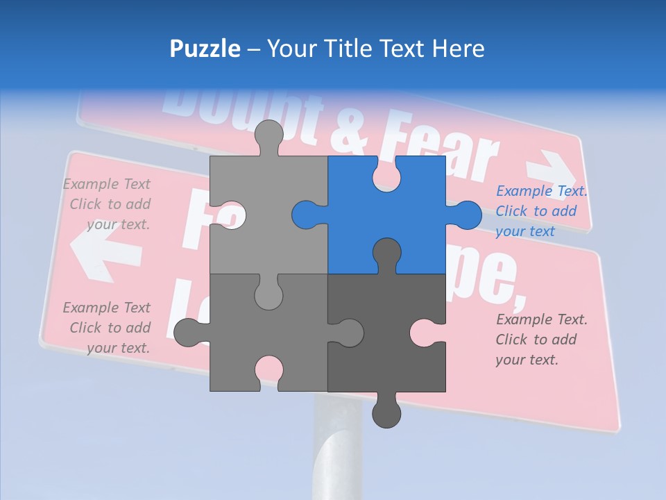 Female Senior Two PowerPoint Template