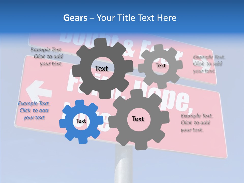 Female Senior Two PowerPoint Template