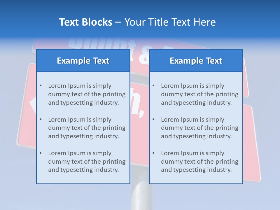 Female Senior Two PowerPoint Template