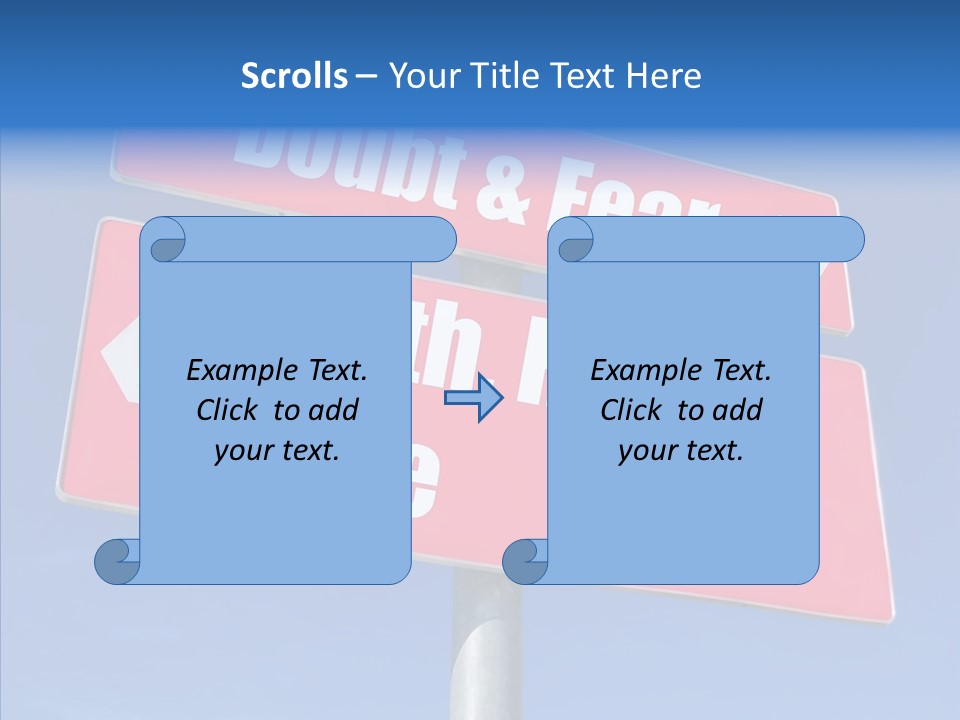 Female Senior Two PowerPoint Template