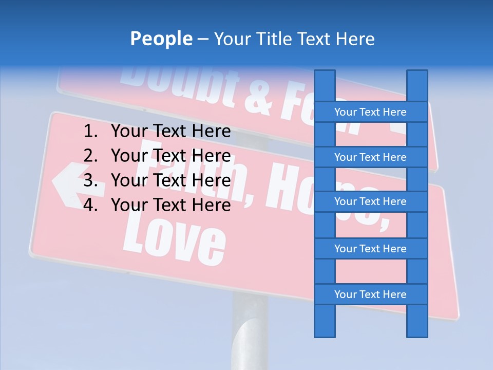 Female Senior Two PowerPoint Template