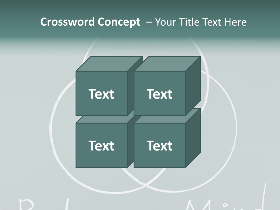 Care Young Closeup PowerPoint Template