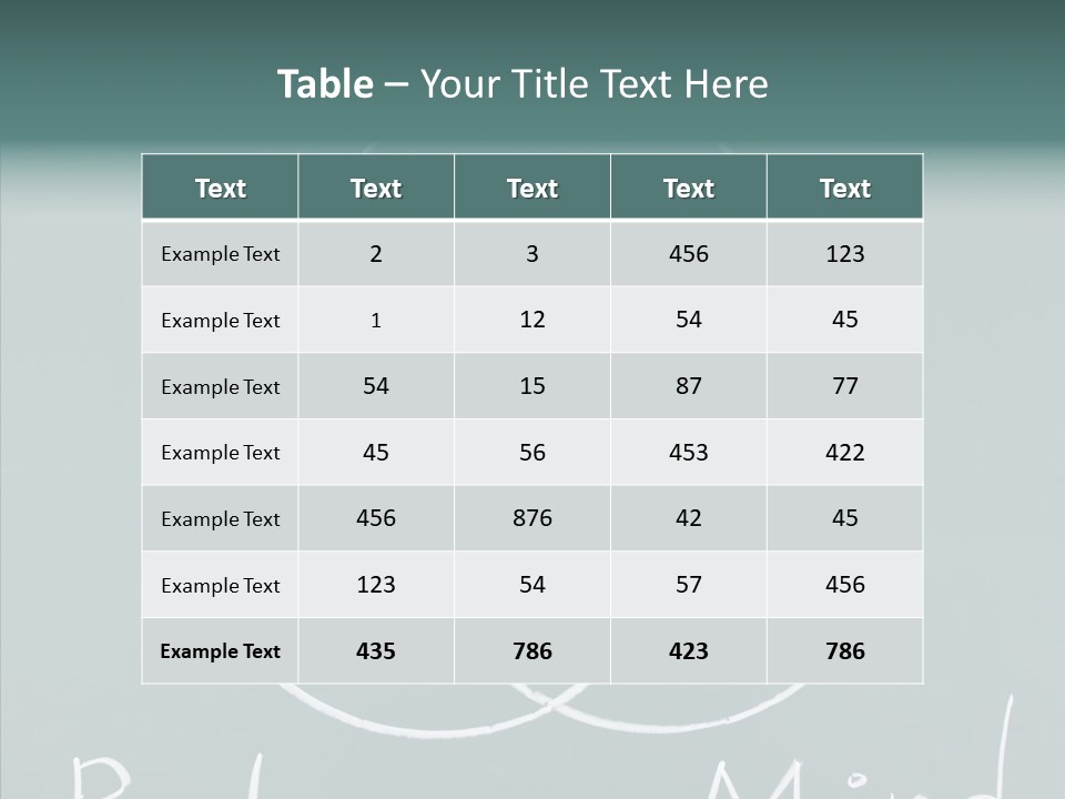 Care Young Closeup PowerPoint Template