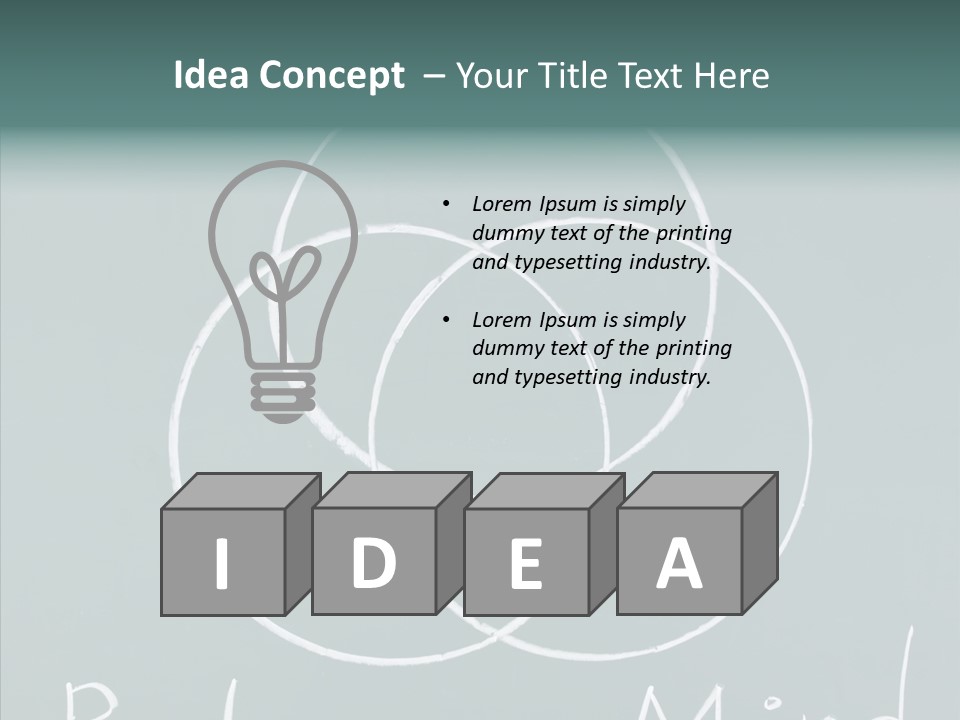 Care Young Closeup PowerPoint Template