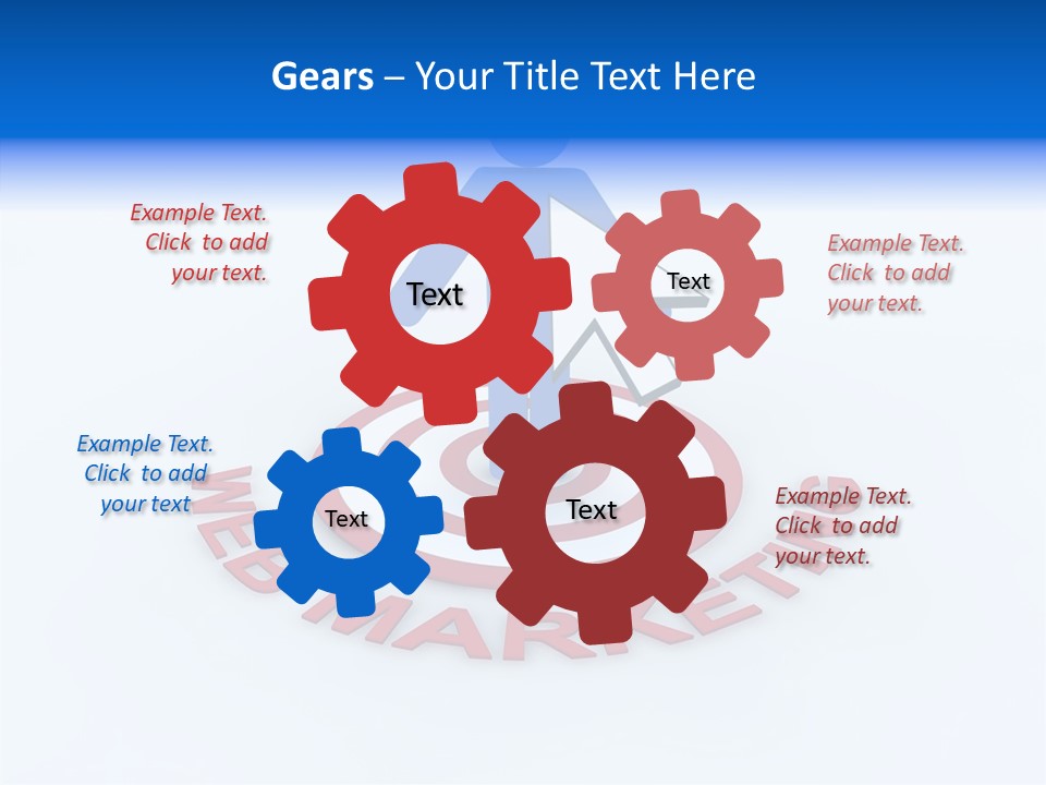 Young Grandmother Finger PowerPoint Template