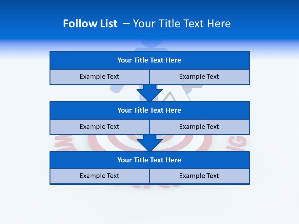 Young Grandmother Finger PowerPoint Template