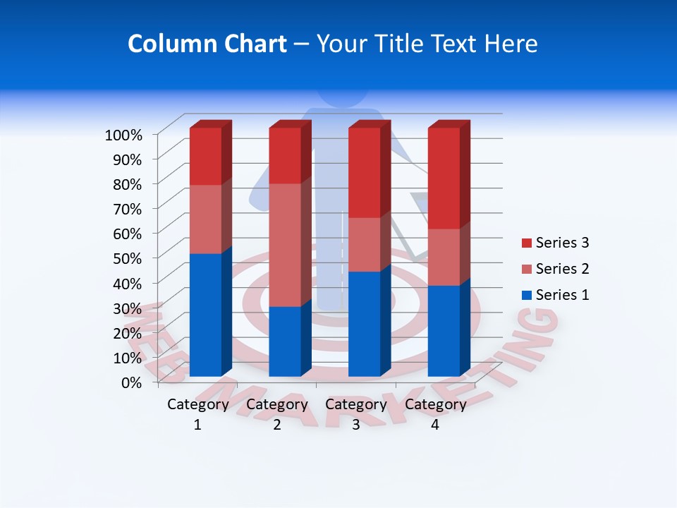 Young Grandmother Finger PowerPoint Template