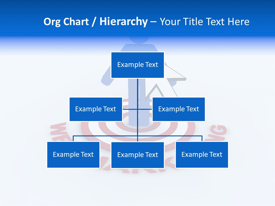 Young Grandmother Finger PowerPoint Template