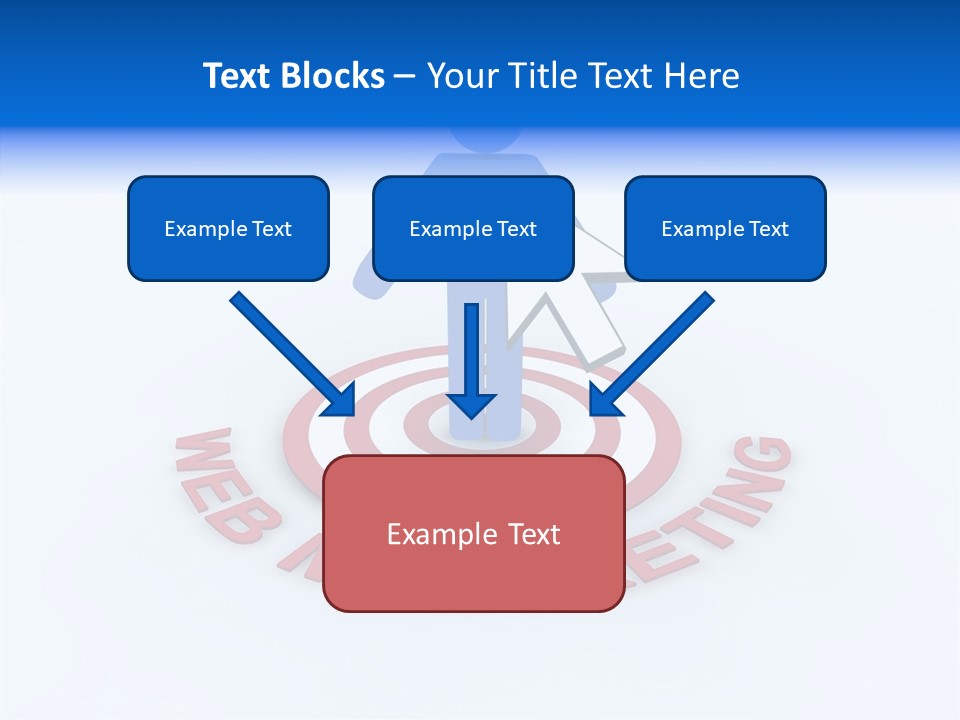 Young Grandmother Finger PowerPoint Template