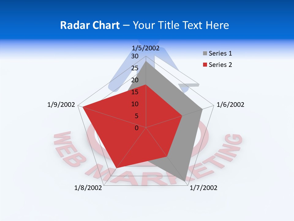 Young Grandmother Finger PowerPoint Template