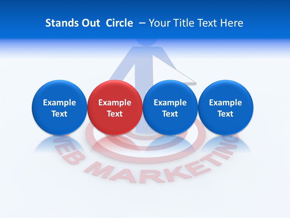 Young Grandmother Finger PowerPoint Template