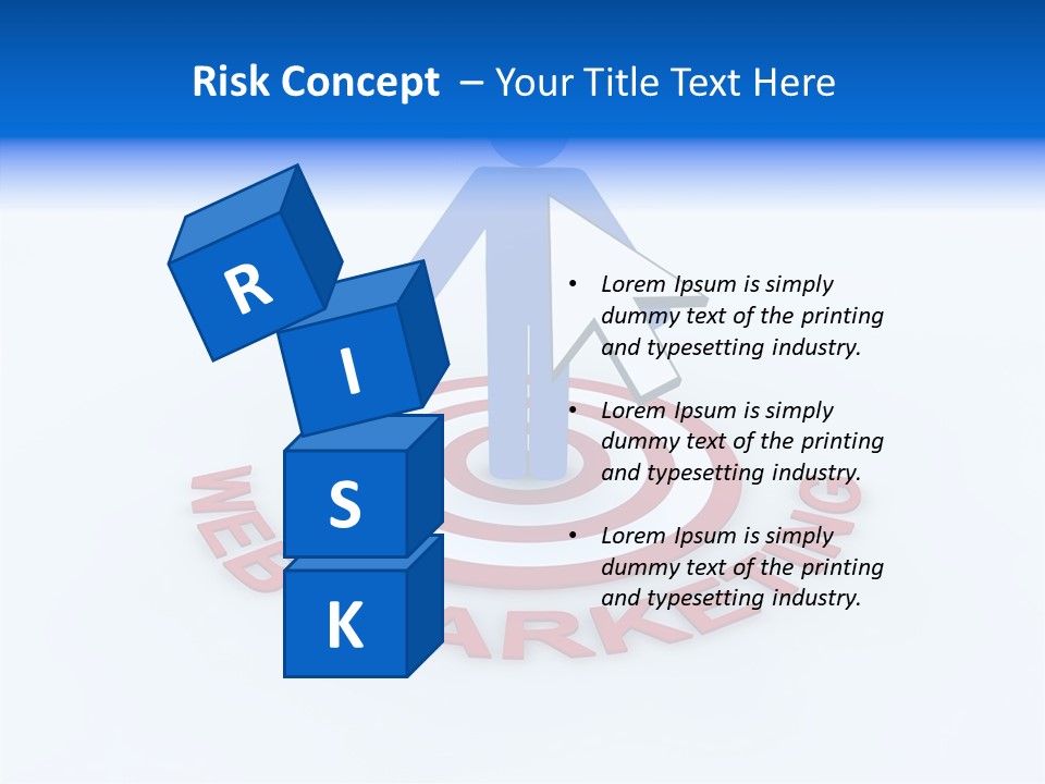 Young Grandmother Finger PowerPoint Template