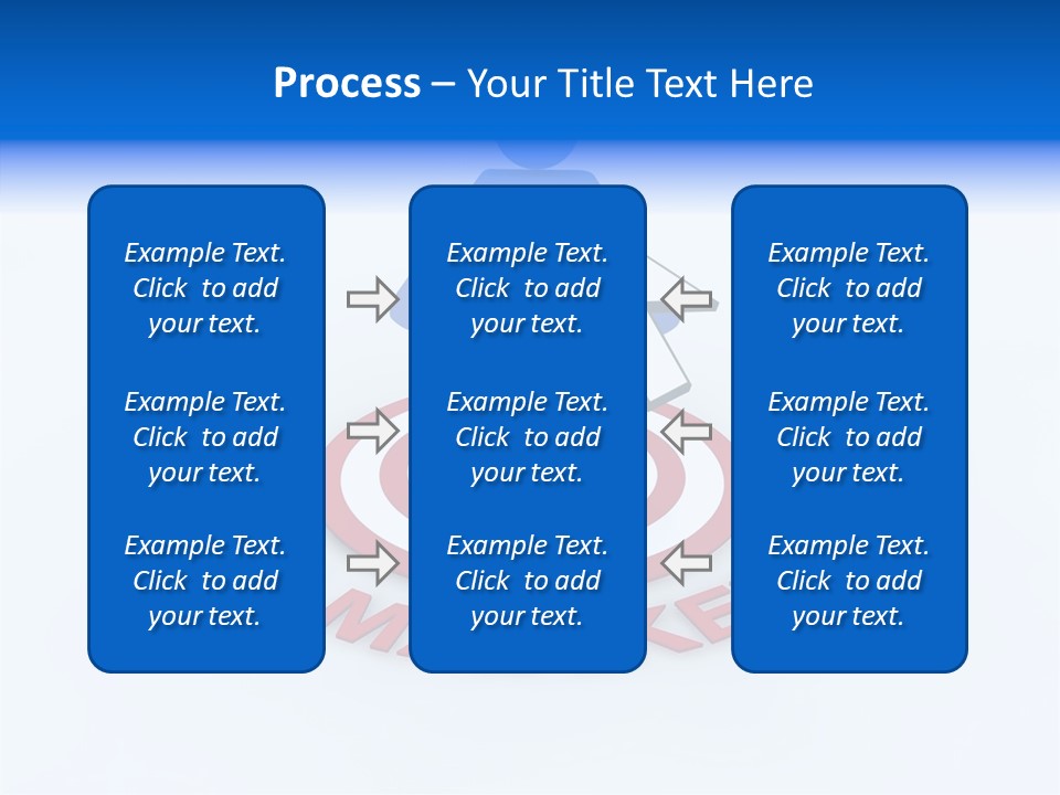 Young Grandmother Finger PowerPoint Template