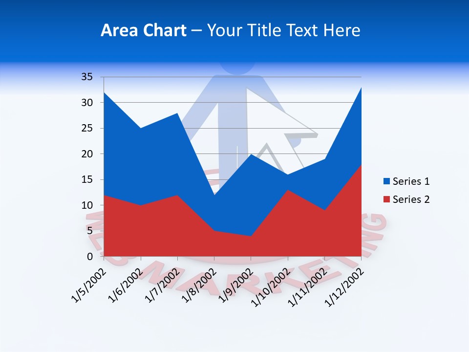 Young Grandmother Finger PowerPoint Template