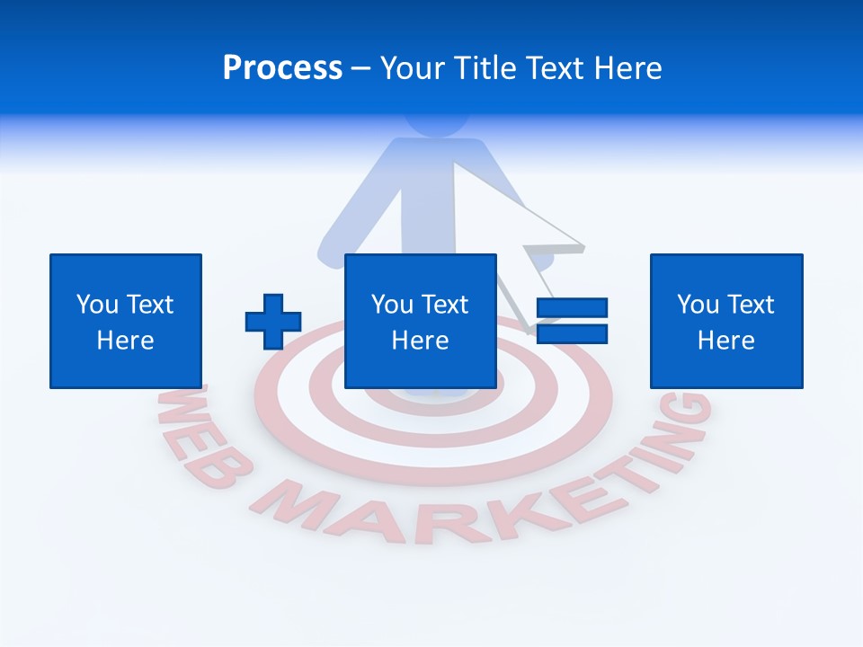 Young Grandmother Finger PowerPoint Template