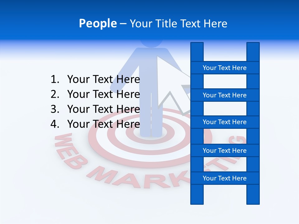 Young Grandmother Finger PowerPoint Template