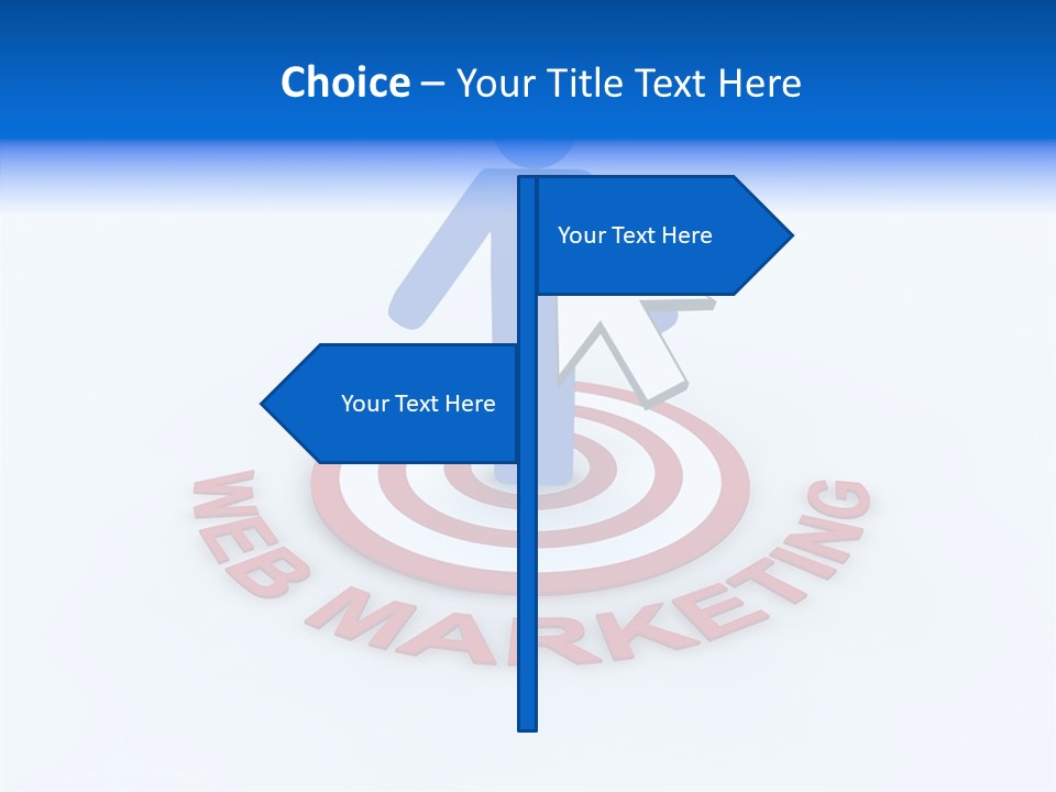 Young Grandmother Finger PowerPoint Template