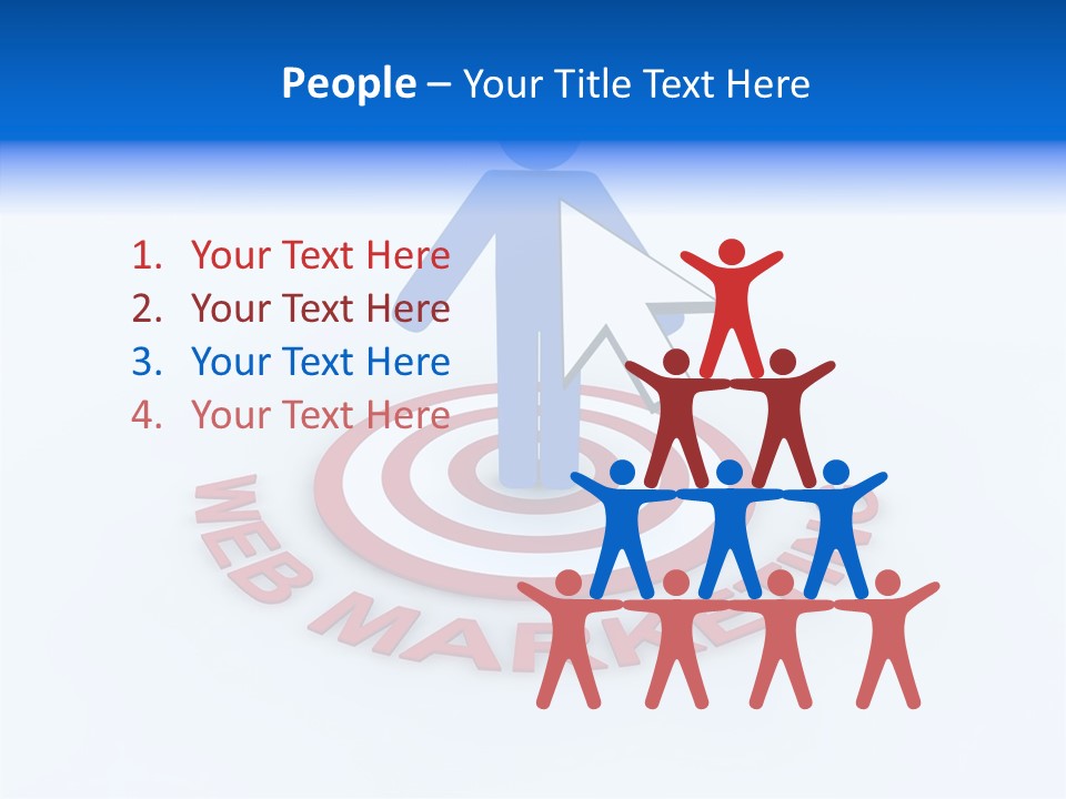 Young Grandmother Finger PowerPoint Template