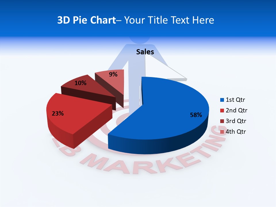 Young Grandmother Finger PowerPoint Template