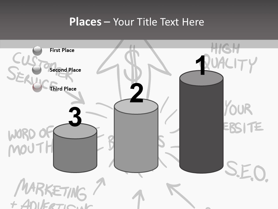 Elderly Closeup Grandmother PowerPoint Template