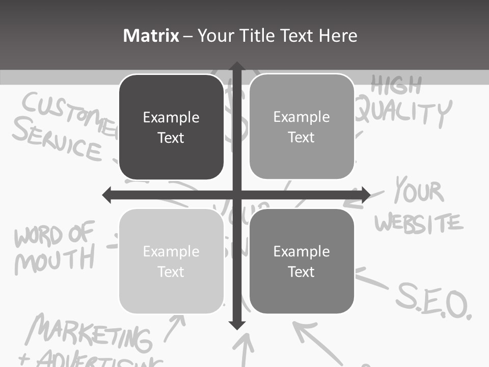 Elderly Closeup Grandmother PowerPoint Template