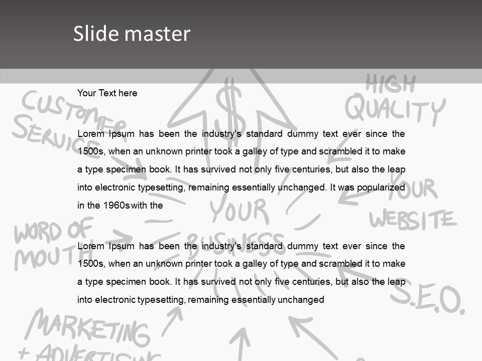 Elderly Closeup Grandmother PowerPoint Template