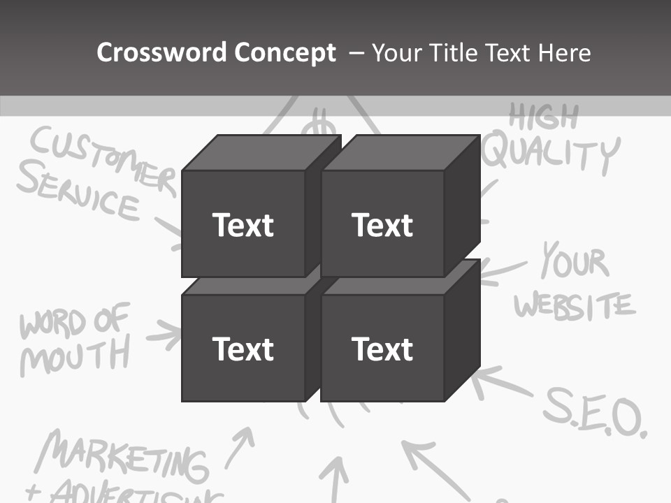 Elderly Closeup Grandmother PowerPoint Template