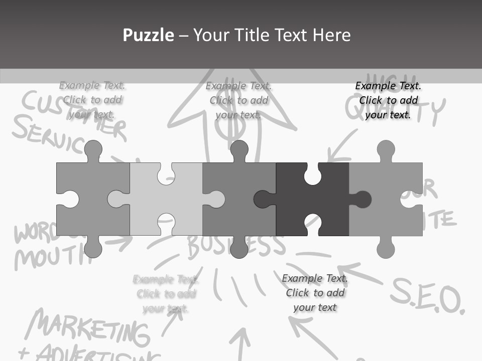 Elderly Closeup Grandmother PowerPoint Template