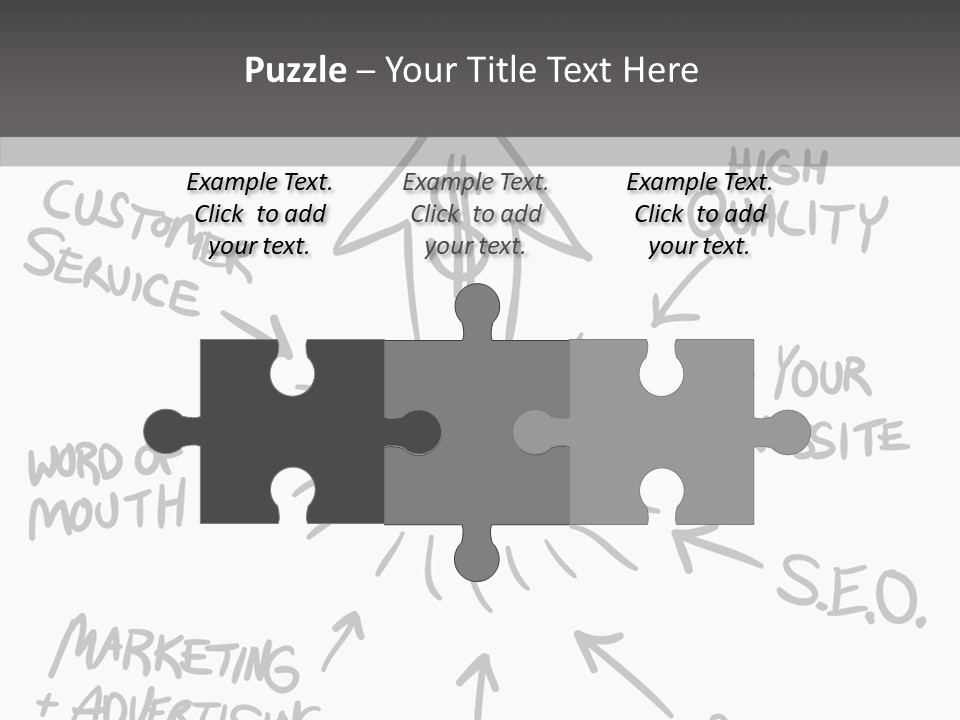 Elderly Closeup Grandmother PowerPoint Template